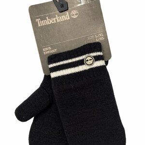 Timberland Boys Girls Black Gloves Size L Large